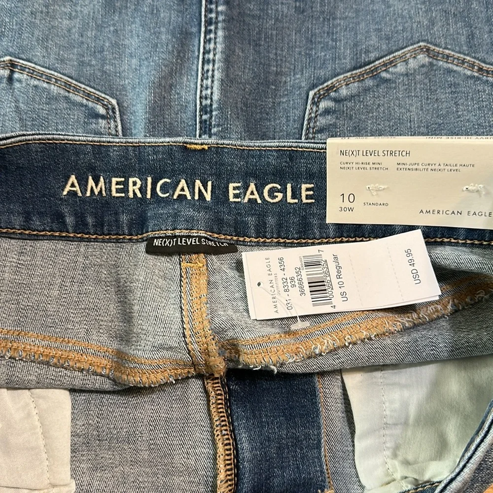American Eagle Super Stretch Jean Mini Skirt - Picture 8 of 8